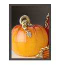 Handblown Glass Pumpkin