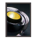 Glass and Gold Paperweight